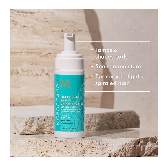 Moroccanoil Curl Control Mousse - Blue and White - Picture 2 of 2